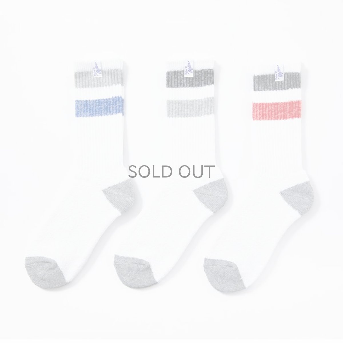 画像1: Robert P. Miller   3P Crew Length Socks  (1)