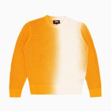 画像1: 予約商品 Stussy  Pigment Dyed Loose Guage Sweater ORANGE (1)