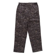 画像1: ciao   Paisley center pleated pants CHARCOAL  (1)