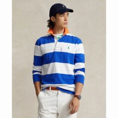 画像1: 予約商品 POLO RALPH LAUREN   Classic Fit Striped Jersey Rugby Shirt (1)