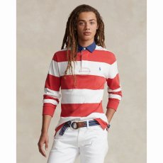 画像1: 予約商品 POLO RALPH LAUREN   Classic Fit Striped Jersey Rugby Shirt (1)