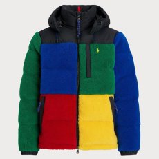 画像3: 予約商品 POLO RALPH LAUREN   Color-Blocked Pile Fleece Down Jacket  (3)