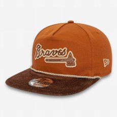 画像1: 予約商品 New Era   Atlanta Braves Cord Visor THE GOLFER (1)