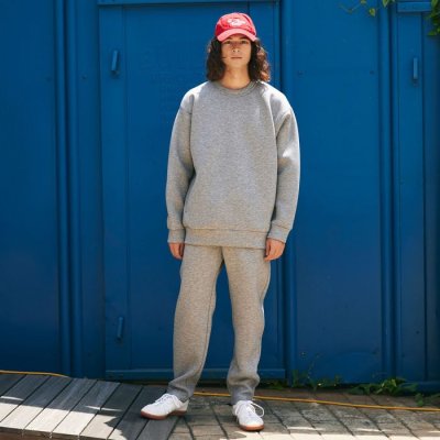 画像1: United Athle  9.4oz T/R Double Knit Crew Shirt 3color