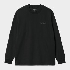 画像2: 予約商品 Carhartt WIP   L/S Script Embroidery T-Shirt (2)