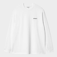 画像1: 予約商品 Carhartt WIP   L/S Script Embroidery T-Shirt (1)