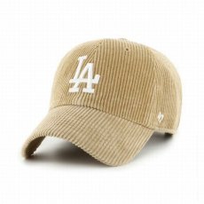 画像1: 47 BRAND   Los Angeles Dodgers Thick Corduroy '47 Clean Up Cap (1)