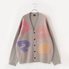 画像1: ddp  Art Graphic Knit Cardigan-Fernand 2color (1)