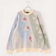 画像1: ddp  Art Graphic Knit Pullover-Come 2color (1)