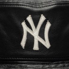 画像4: 予約商品 New Era   New York Yankees Leather Bucket Hat (4)