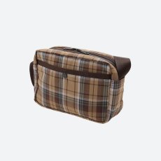 画像2: 予約商品 COMME des GARCONS HOMME x PORTER   Cotton Check Shoulder Bag (2)