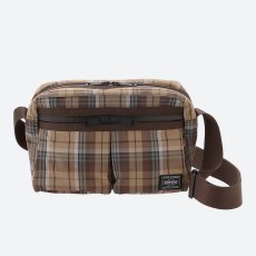 画像1: 予約商品 COMME des GARCONS HOMME x PORTER   Cotton Check Shoulder Bag (1)