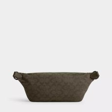 画像4: 予約商品 COACH   League Belt Bag In Signature Canvas Jacquard (4)