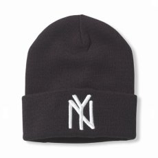 画像1: AMERICAN NEEDLE   NLB New York Black Yankees Cuff Knit (1)