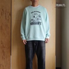 画像2: Fruit Of The Room × Peanuts   Ragran Sweat Shirt  (2)