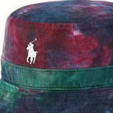 画像2: 予約商品 POLO RALPH LAUREN   Tie-Dye Corduroy Bucket Hat (2)