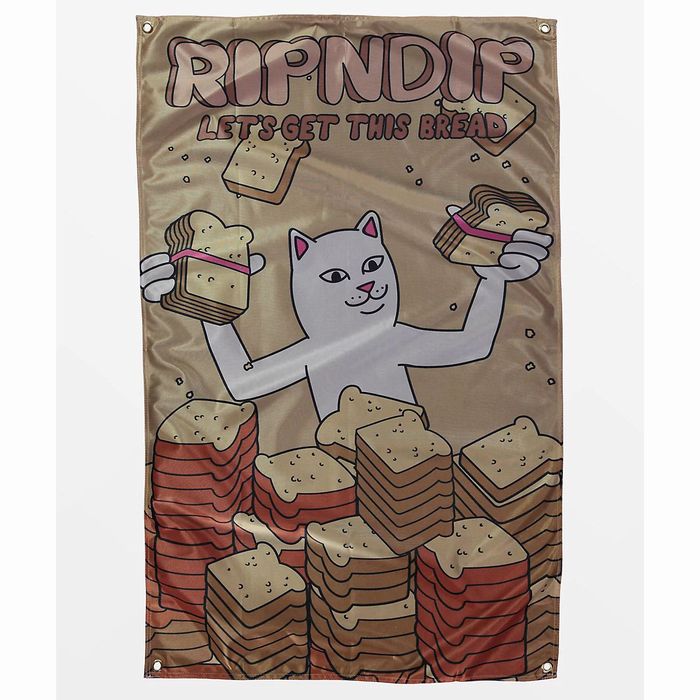 RIPNDIP Let's Get This Bread Wall Banner - ETERNITY USA TRANSPORTERS